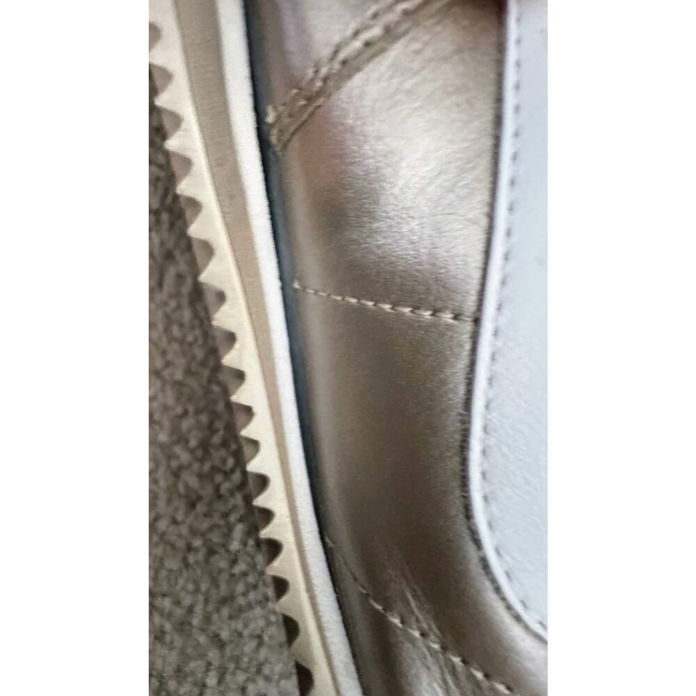 Vintage Nike Cortez Metallic Champagne Gold Leather Sneakers Y2K Women’s 8 - Picture 11 of 16